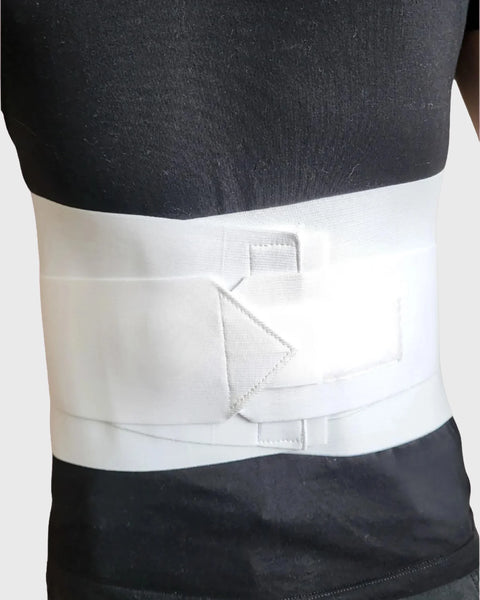 (#1081) 10" Elastic Double Pull Back Support