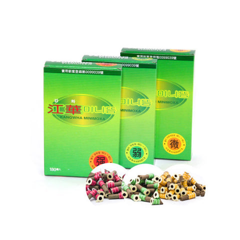 Kanghwa Stick-On Mini Moxa (강화미니뜸) [Green, Red, Yellow]