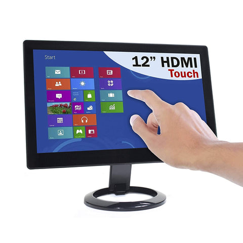 DS-12HTF: DoubleSight Displays 12" LCD HDMI Touchscreen Monitor (TAA Compliant)