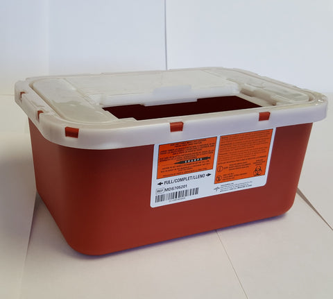 Sharps Container, 4 Quart(=1 Gallon)