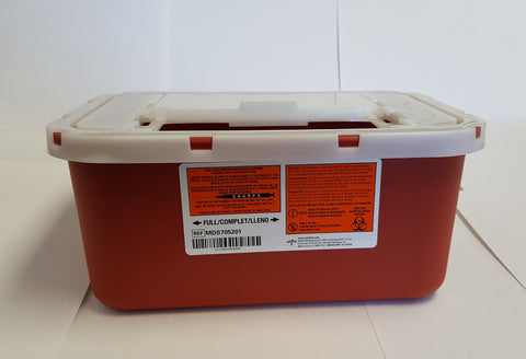 Sharps Container, 4 Quart(=1 Gallon)