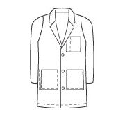 Mr. Barco 38" Twill Lab Coat