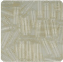 Clear Gelatin Capsule: Size #0 (=500mg), about 1000/Bag