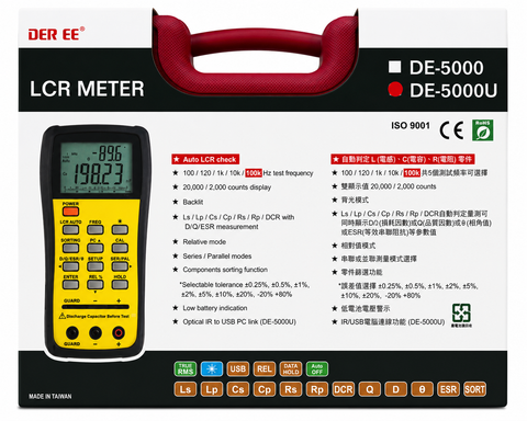 DE-5000 LCR Meter