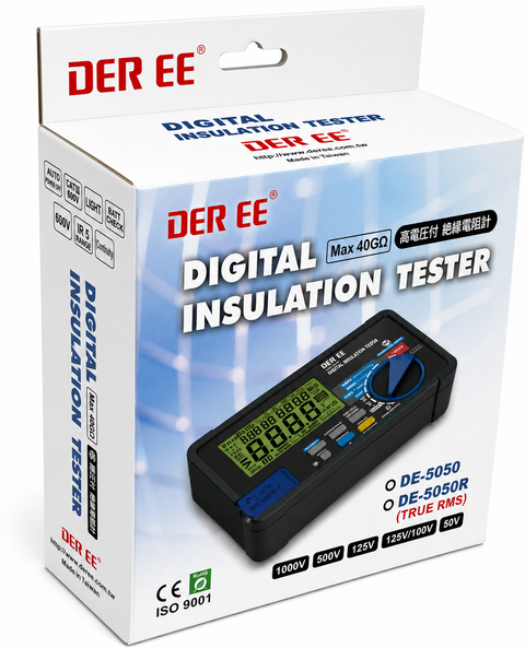DE-5050R: Handheld Digital Insulation Tester