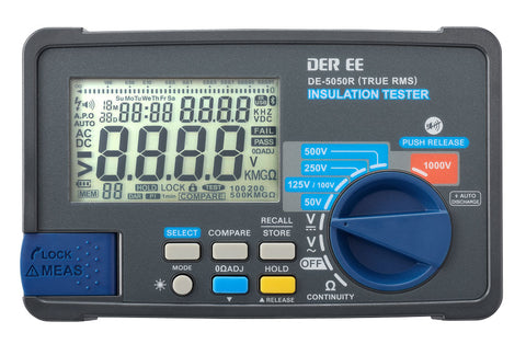DE-5050R: Handheld Digital Insulation Tester