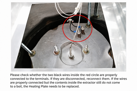 [110 V.] Heating Plate for Techno Extractor(히터판) - 24 Liters Size