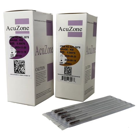[AcuZone] Needles - Single, 100 pcs/Box