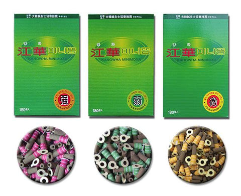 Kanghwa Stick-On Mini Moxa (강화미니뜸) [Green, Red, Yellow]