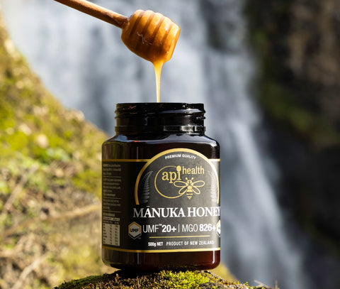 Manuka Honey UMF Pure New Zealand Honey, 1.1 lb (500g)