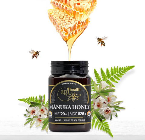 Manuka Honey UMF Pure New Zealand Honey, 1.1 lb (500g)