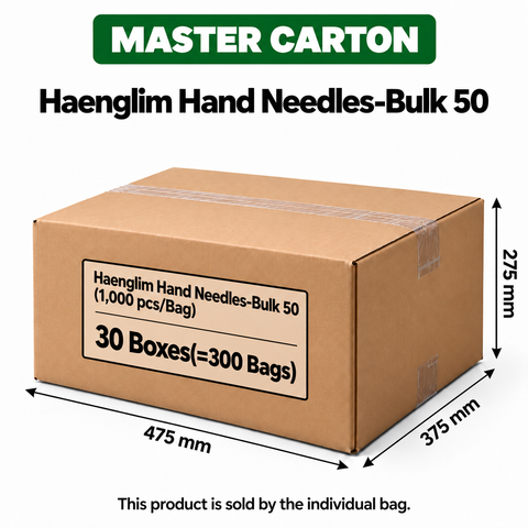 [Haenglim] Hand Needles - Bulk 50(1,000 pcs) 수지침