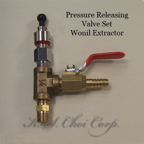 Pressure Releasing Valve Set for Extractor