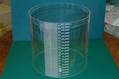 Glass Tube Container for Techno Packer - 20,000 CC Size