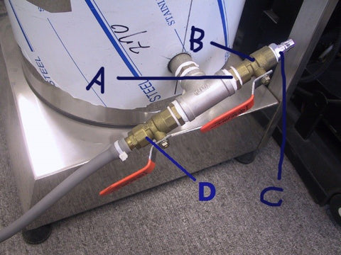 Valve for Wonil Extractor - Picture A+B