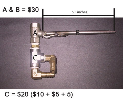 Jinbo Packer - Injection / Cleaning Valve Set