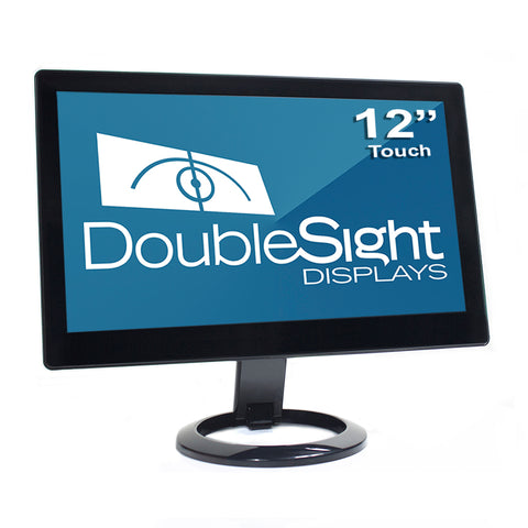 DS-12UTF: DoubleSight Displays 12" LCD Touchscreen Monitor (TAA Compliant)