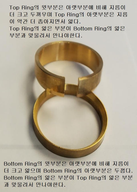 IR-300 Height Adjustment Knob & Golden Rings for Heat Lamp