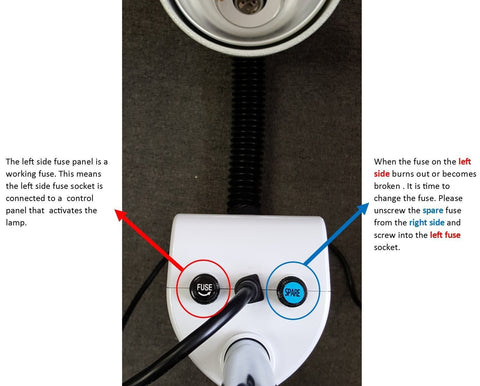 Fuses for Heat Lamp (IR-300) or TDP Lamp(KS-9800 & 9800N)