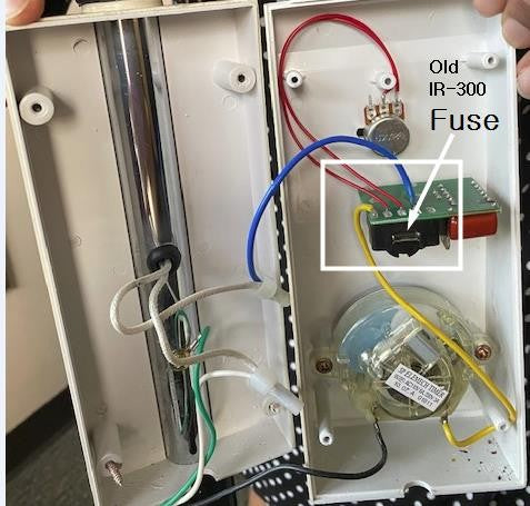 Fuses for Heat Lamp (IR-300) or TDP Lamp(KS-9800 & 9800N)