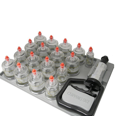 AG Professional Plastic Cupping Set(17 Cups) *INCLUDES The Extension Tube [FREE SHIPPING]